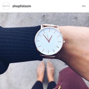 Brand New Rose Gold Folsom & Co Watch