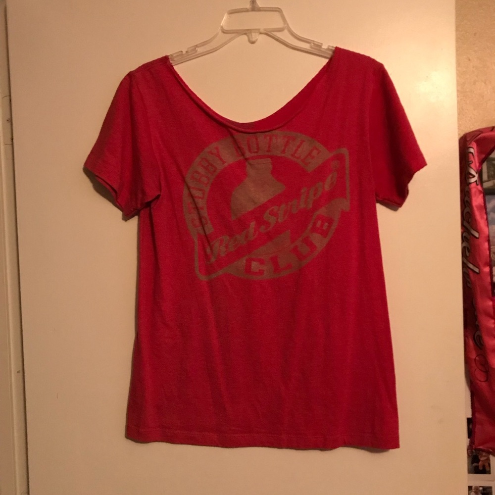 Red Stripe Forever 21 Shirt