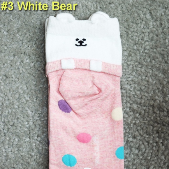 NWT Women's Socks Animal Head Ears - Picture 6 of 8