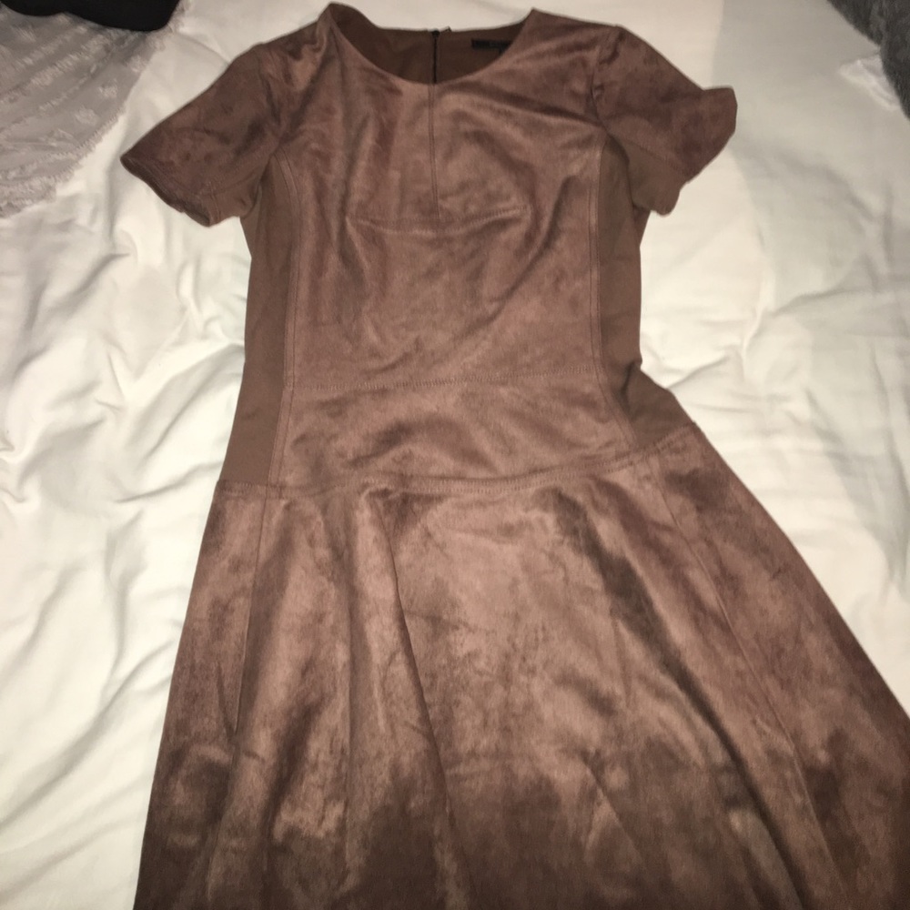 BCBG suede dress