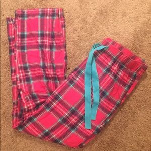 Pink plaid pj pant!