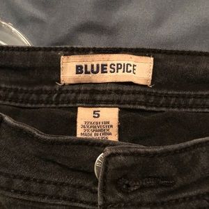 Faded Black Blue Spice Jegging Jeans