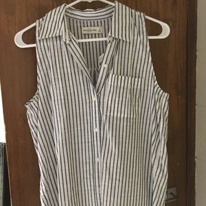 Abercrombie & Fitch striped sleeveless top