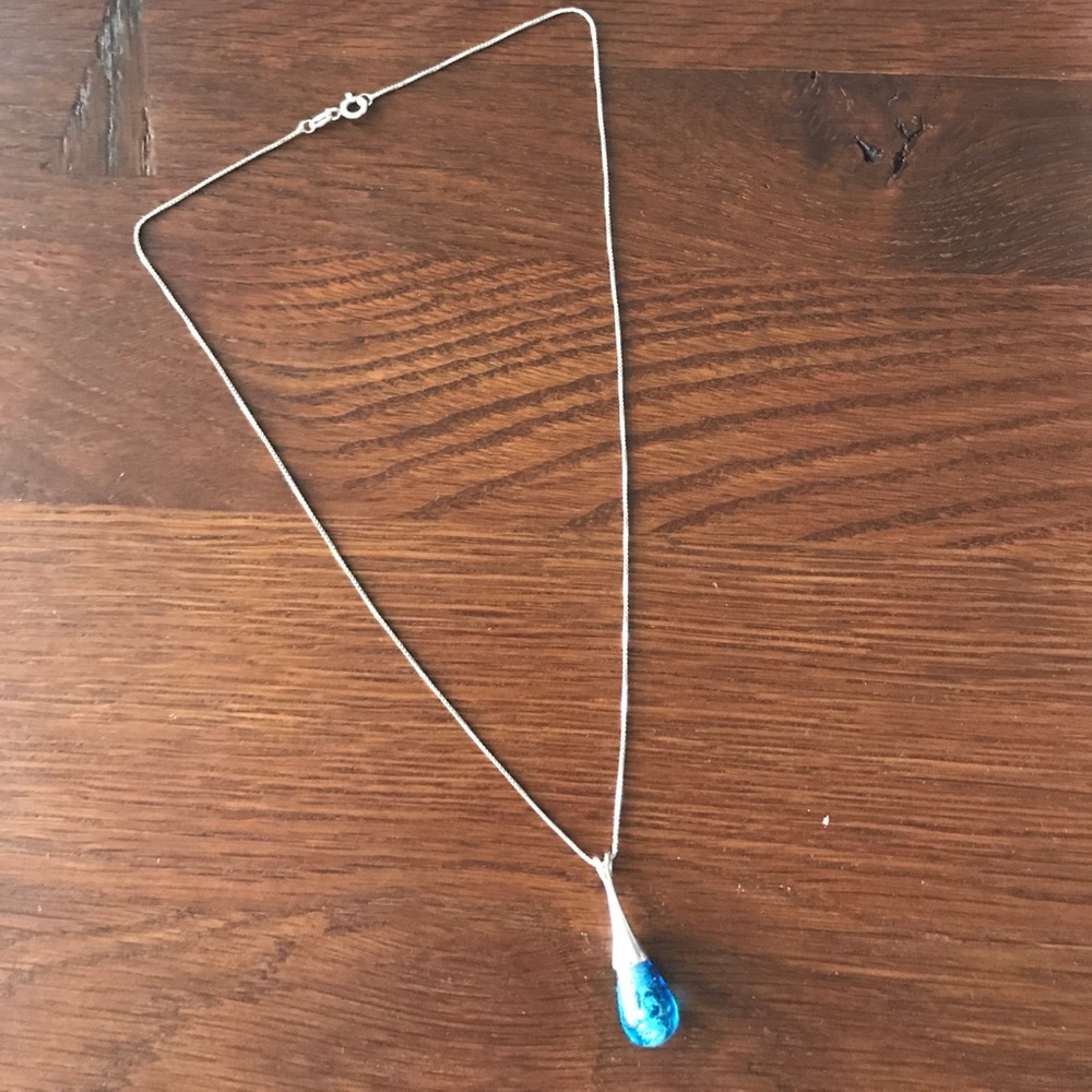 Italian Murano glass pendant necklace