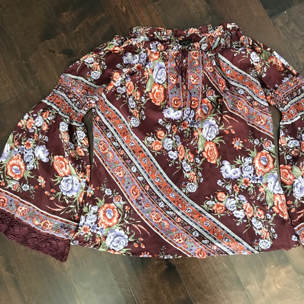 Plenty shirt. 100% silk Size 8