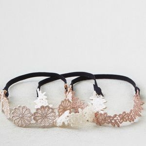 3 pack of floral headbands