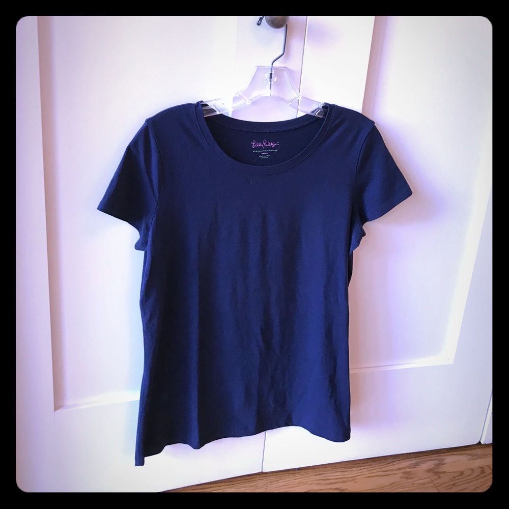 Blue Lilly Pulitzer t-shirt