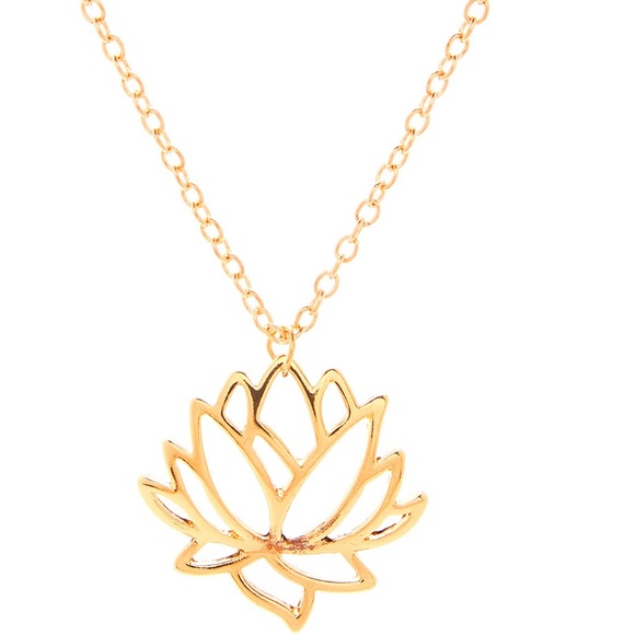 🆕🎁beautiful Lotus pendent necklace - Picture 2 of 3