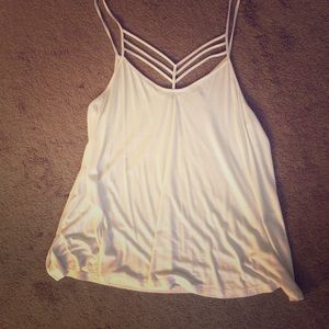Express tank top with chest detail