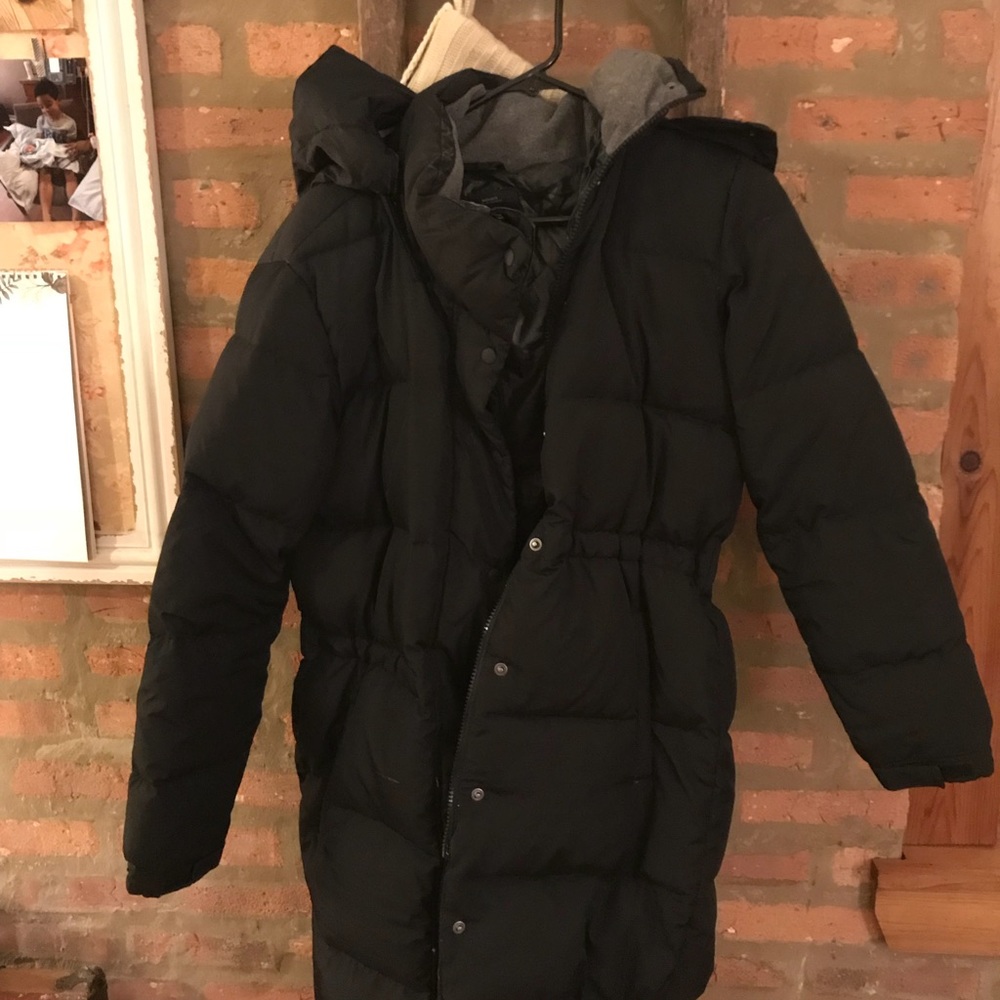 Black gap coat bought last year