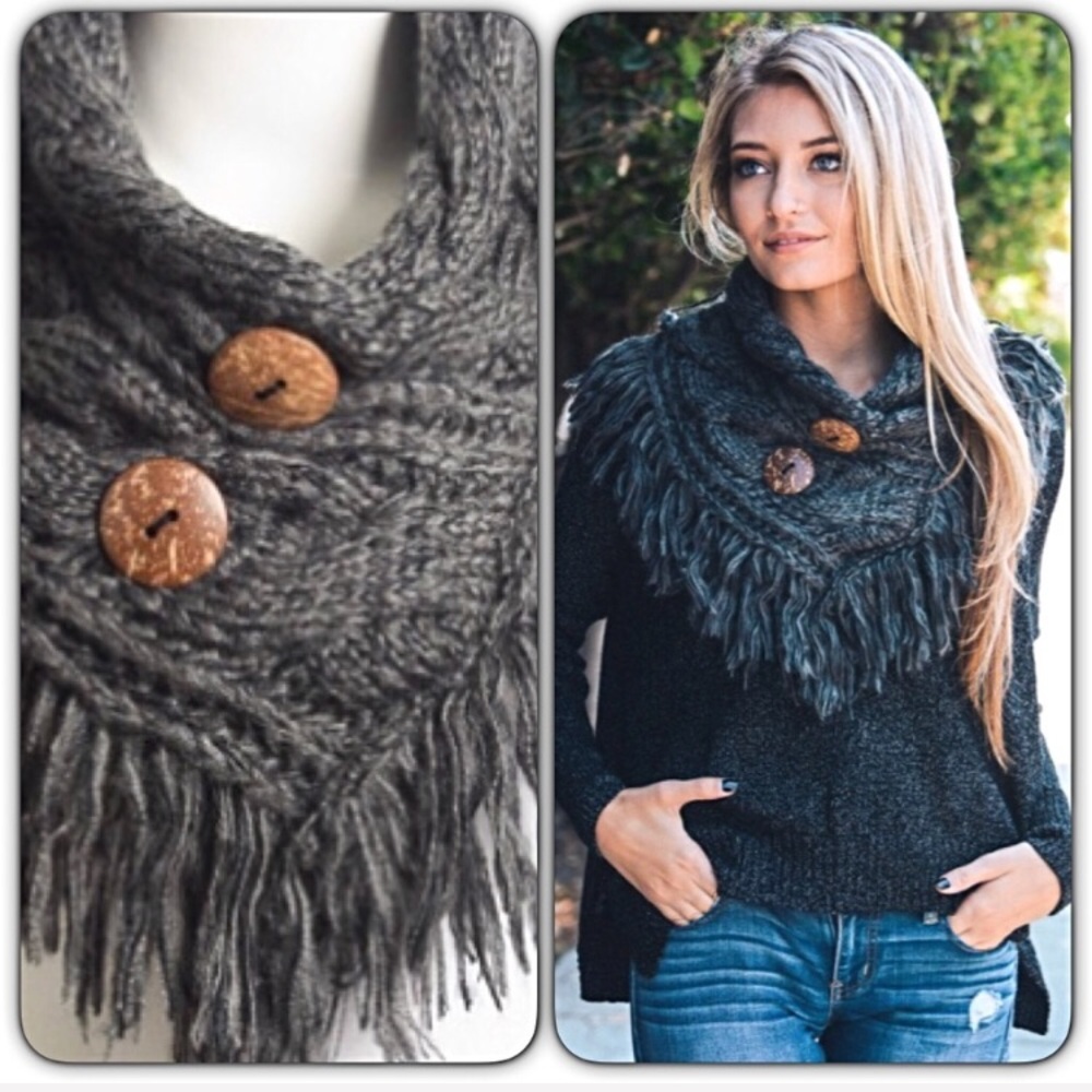 COZY & SO SOFT GRAY Neck Shoulder Warmer