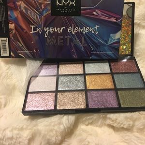 NYX In Your Element: Metal Eyeshadow Palette