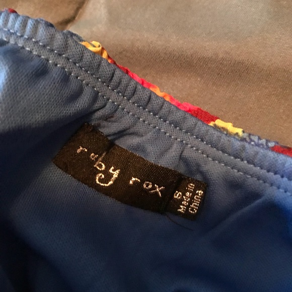 Ruby Rox Strapless Aztec Dress - Picture 2 of 3