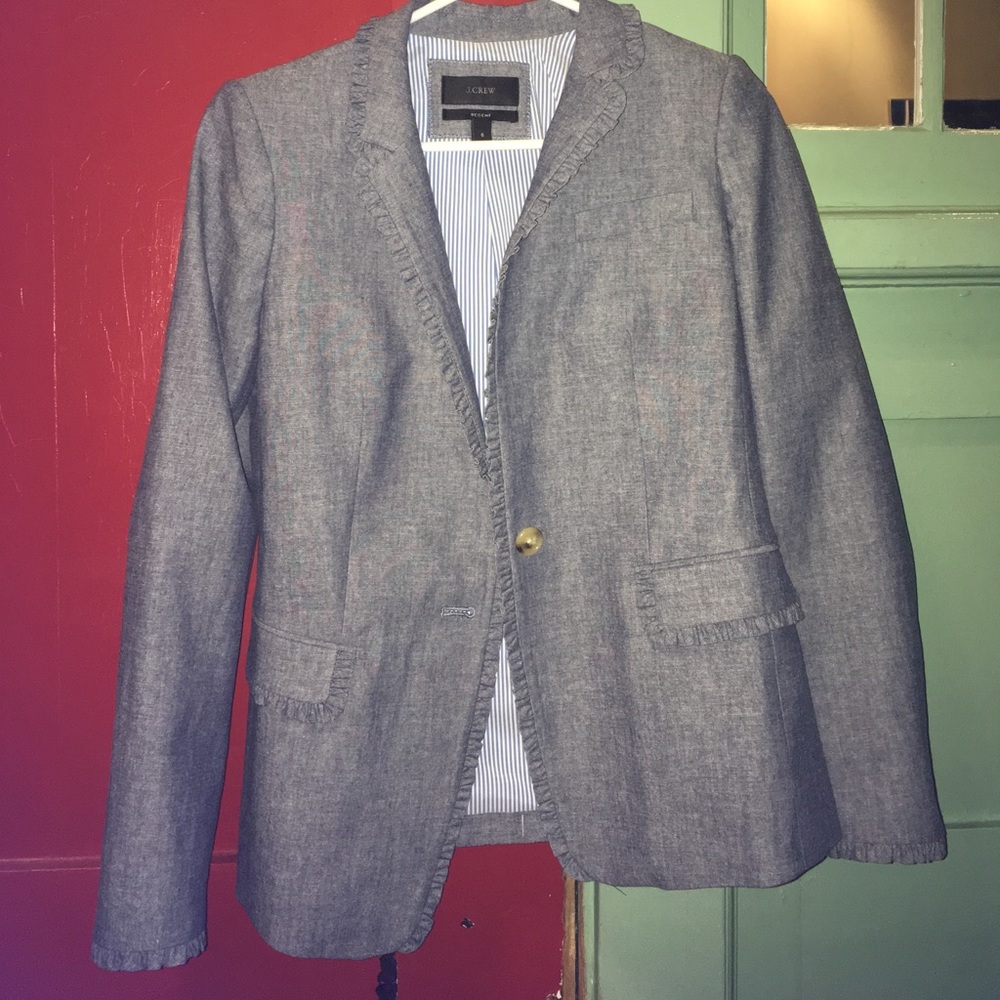 JCrew Chambray Regent Blazer