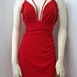 Bebe Miranda tulip dress NWT