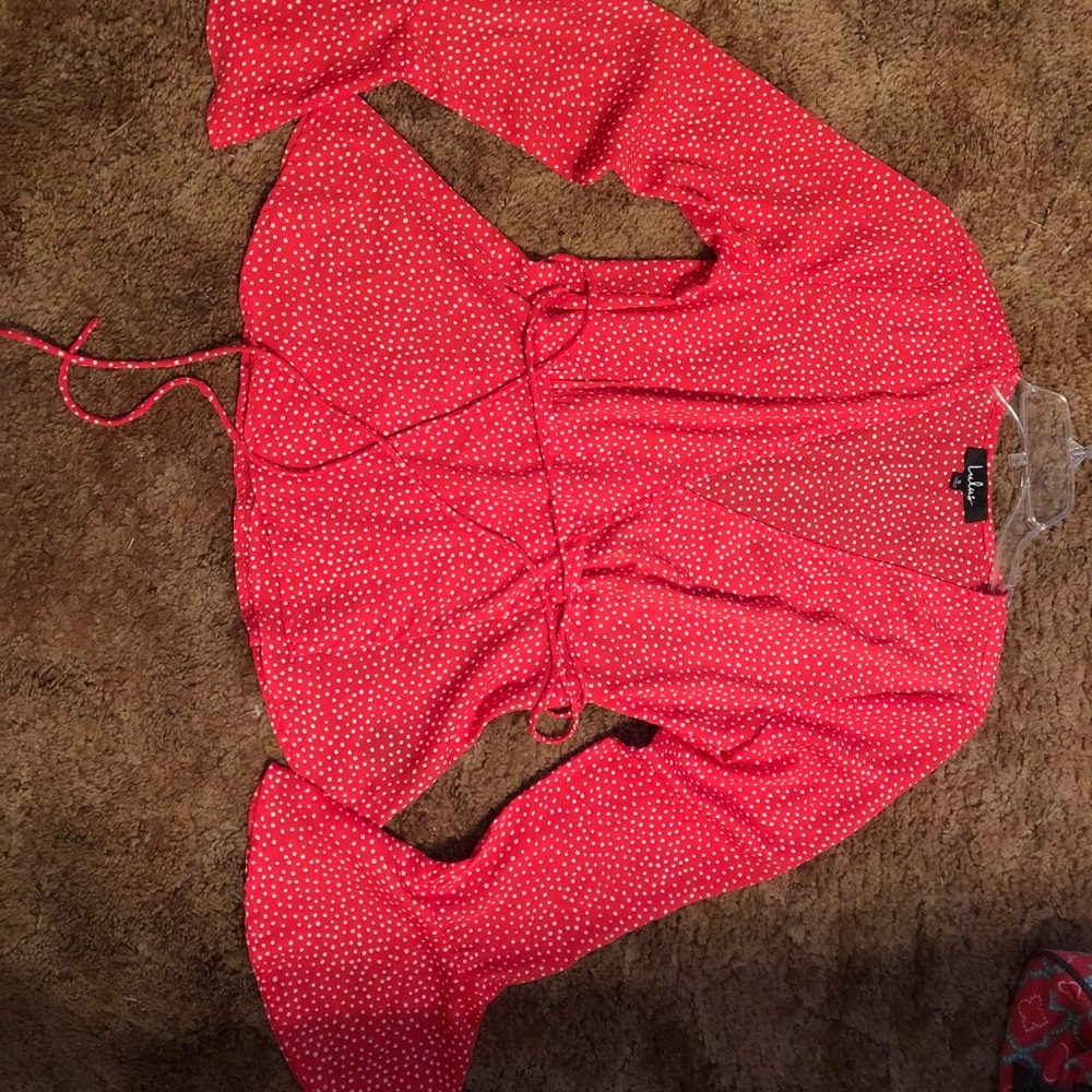 Lulus wrap shirt