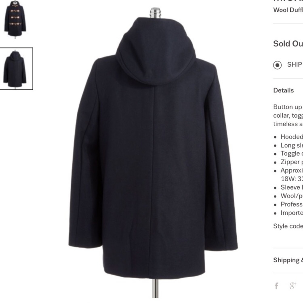 MICHAEL Michael Kors Wool Duffle Coat with Toggles - Picture 2 of 4