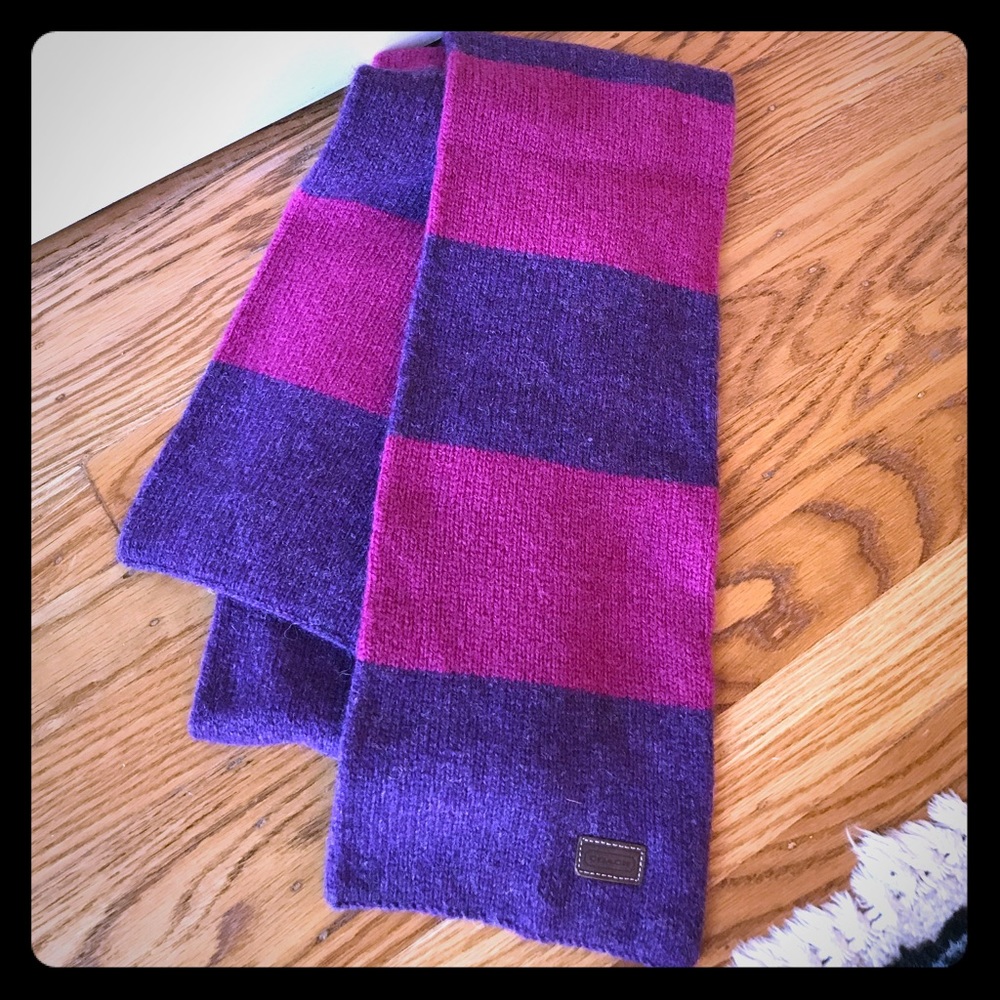 COACH winter scarf