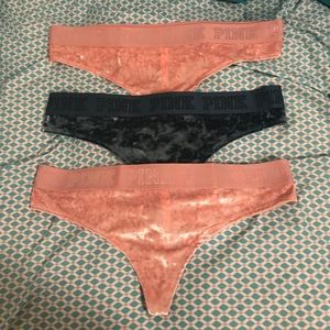 NEW Victoria secret velvet underwear