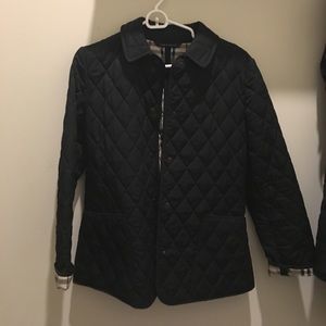 Burberry women’s xsmall Black quilted jacket