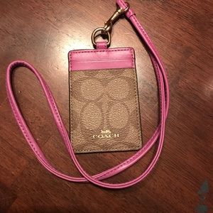 Coach lanyard