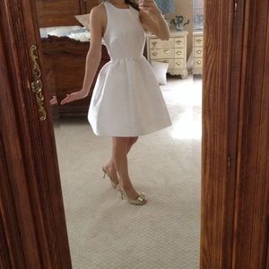 Kate Spade satin bow back dress