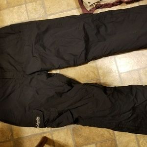 Black Columbia vertex ski pants