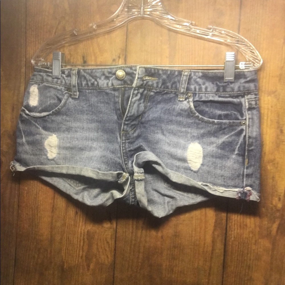Bundle! 2 pairs of shorts! Denim and Striped set.