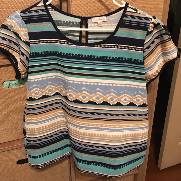 Charming Charlie multi colored top - Picture 1 of 4