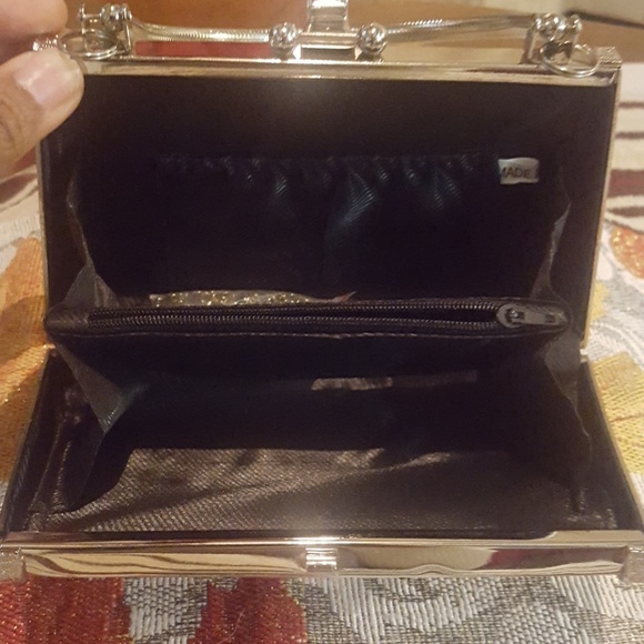 💎Silver Mini Rhinestone Handbag💎 - Picture 2 of 7