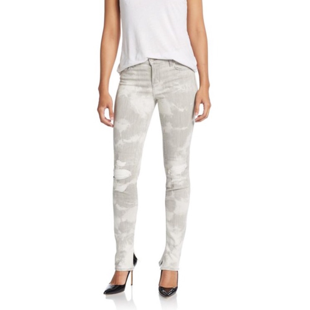 J Brand Jeans Tie dye boyfriend ripped distressed