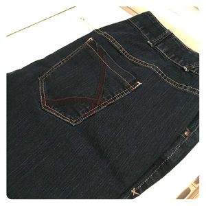 Dark Blue worn once Lane Bryant Jeans