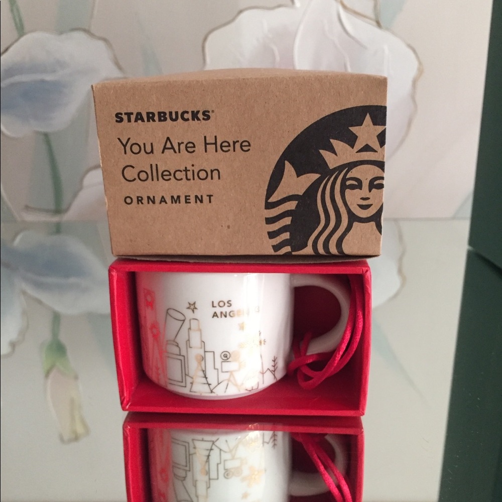 NWOT Starbucks Christmas 2015 LA Espresso Mug
