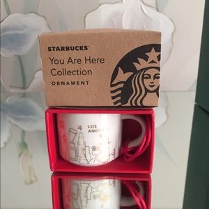 NWOT Starbucks Christmas 2015 LA Espresso Mug