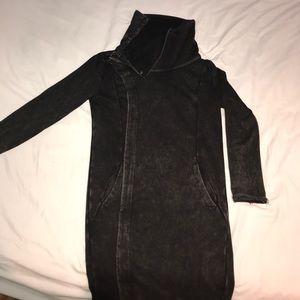 H&M Grey Cardigan made of sweatshirt material