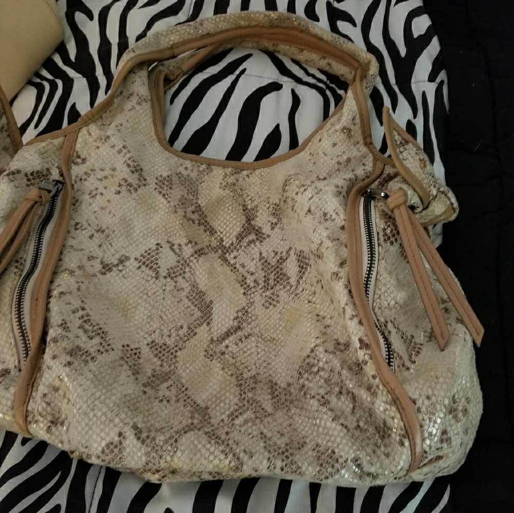 Kooba snake print purse