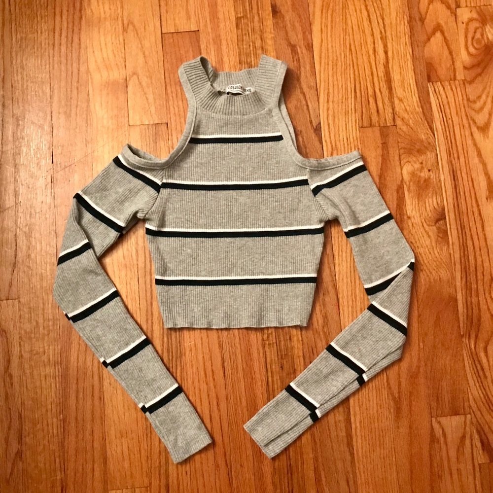 Cold Shoulder Sweater