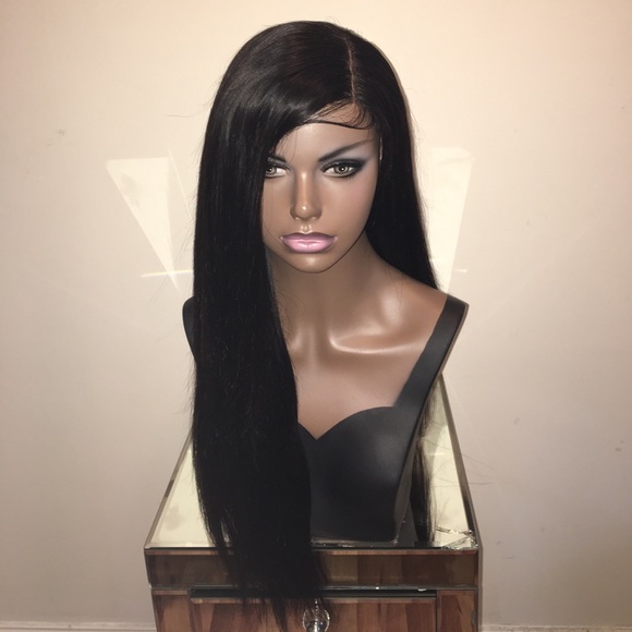 🎀Brazilian Straight Wig with Lace Closure - Picture 3 of 8
