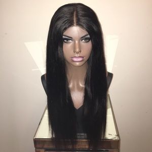 🎀Brazilian Straight Wig with Lace Closure