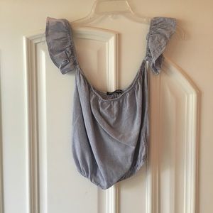 Off The Shoulder Crop Top.