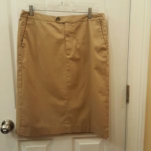 Khaki skirt