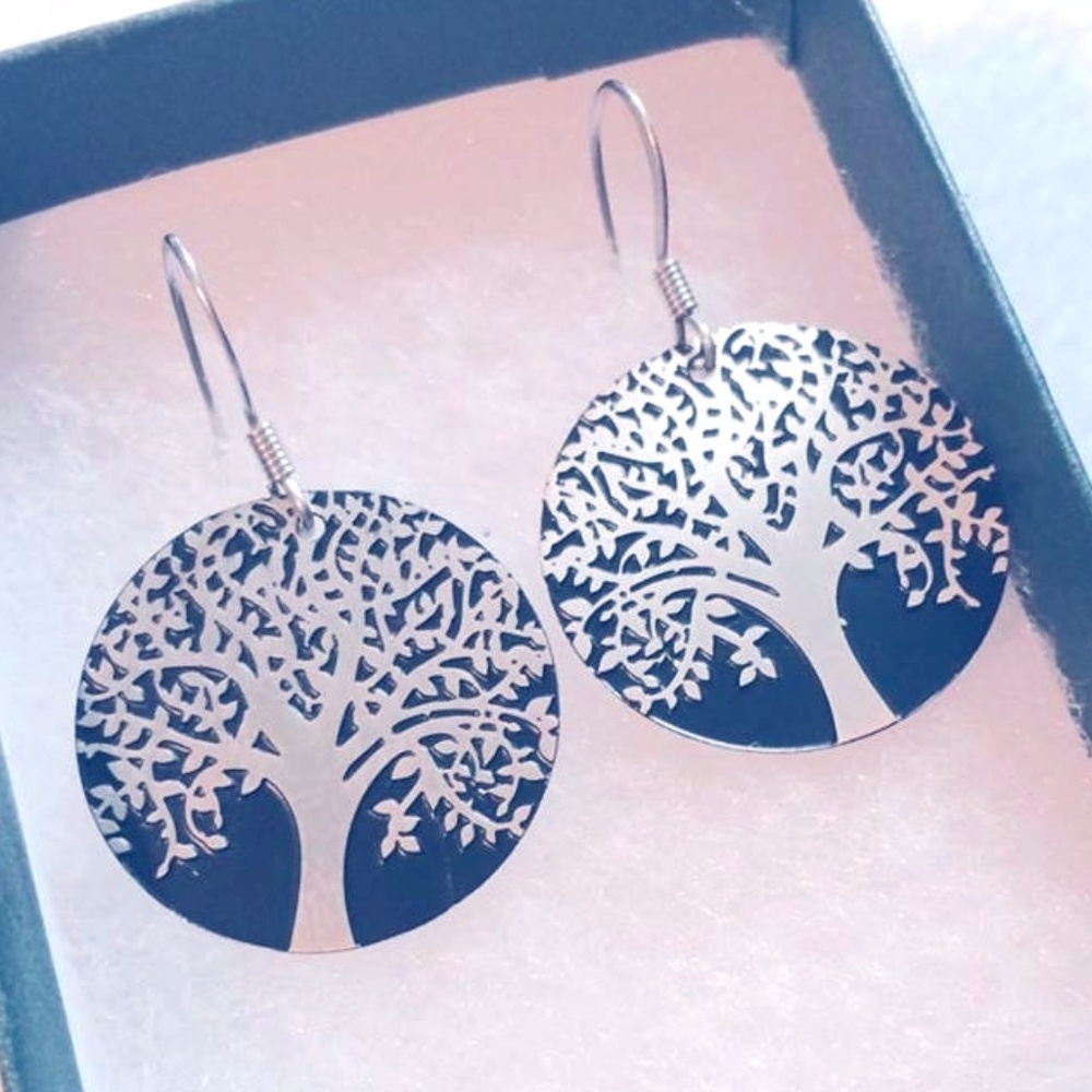 Tree of Life Chakra Earrings