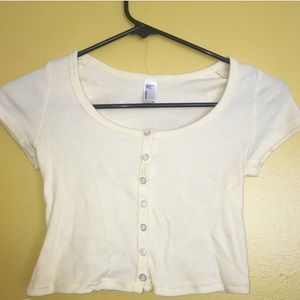 American Apparel ribbed crop top