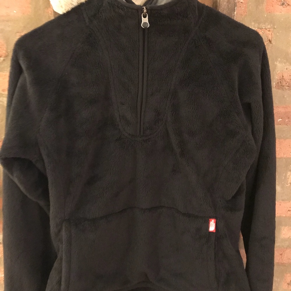 North face fleece half zip up