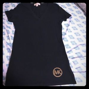 MK black short sleeve shirt