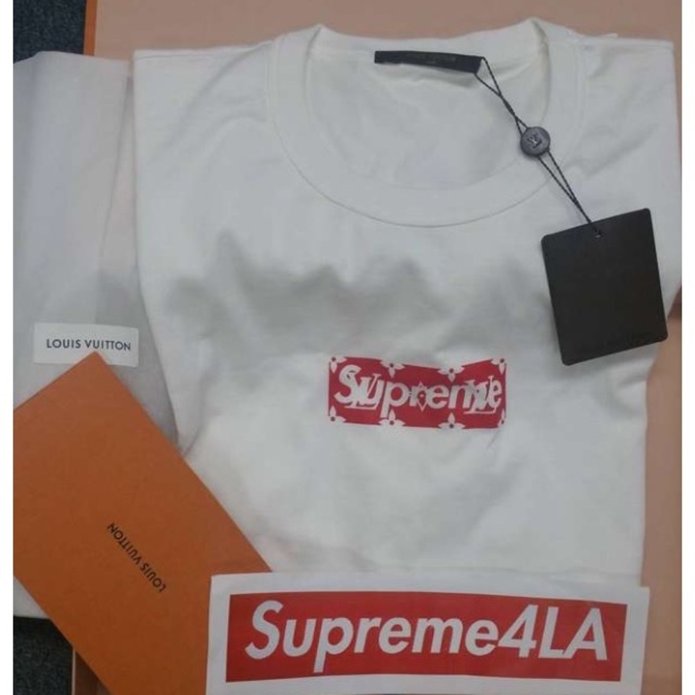 Louis v X supreme t shirt TRADES ONLY