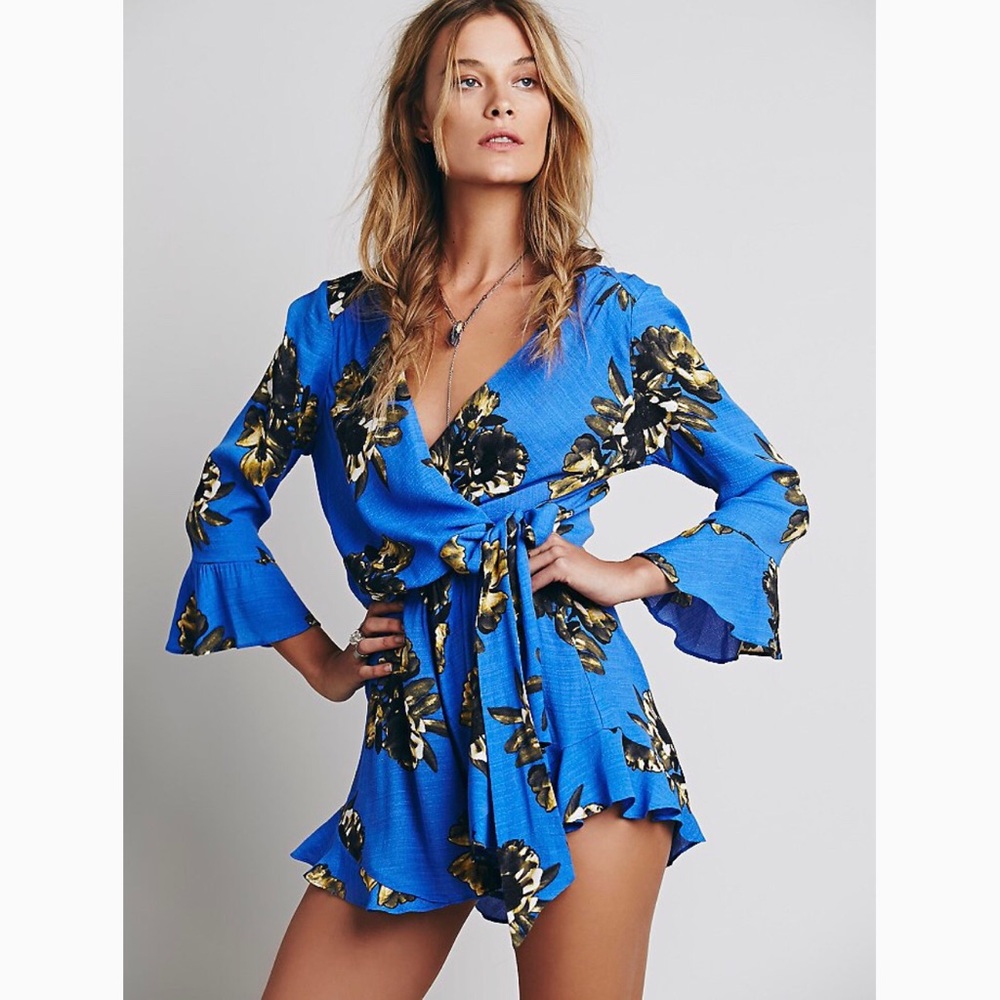 Free People Shorts Romper