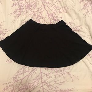 Simple black skater skirt from Forever 21