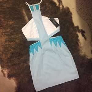 NEVER WORN! Mini dress with cutouts