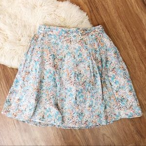 Jcrew silk skirt